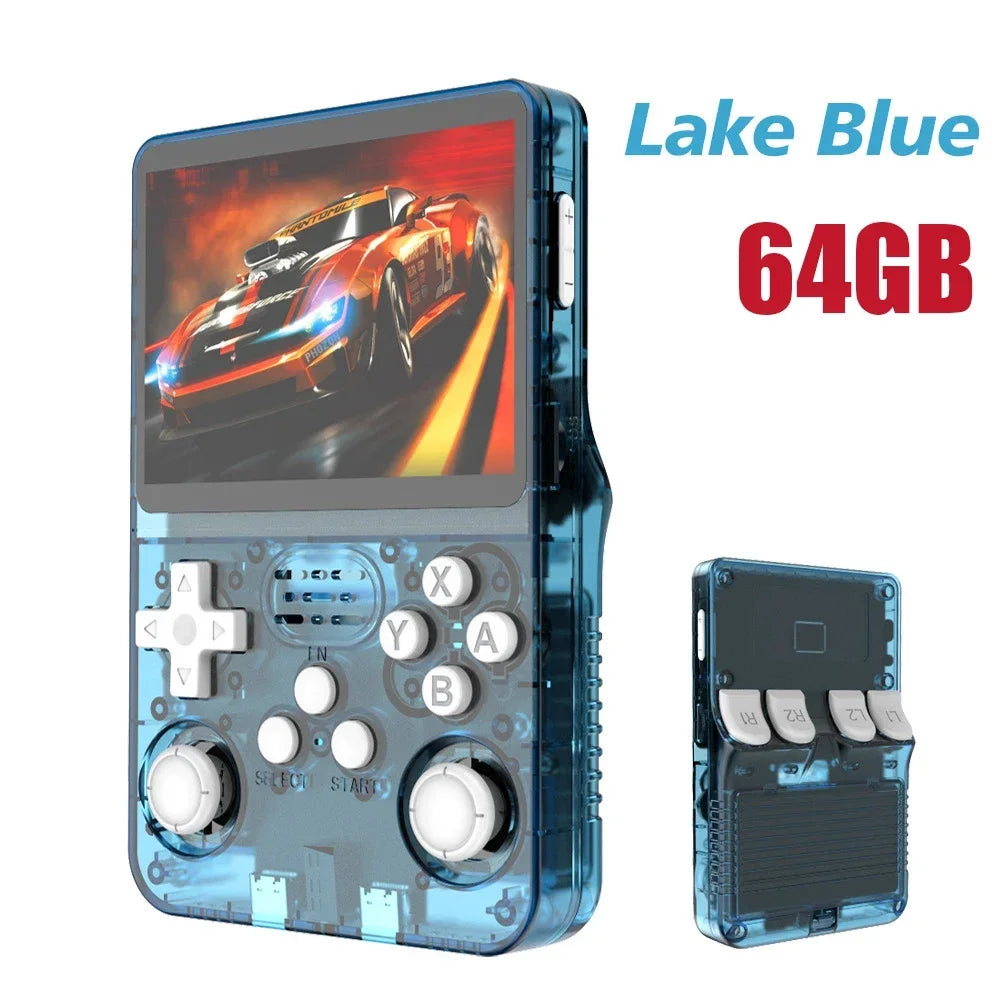 256G Open Source R36S Retro Game Console - 3.5" IPS Portable Linux ARKOS Handheld | Best Gaming Gift (64G/128G Options)