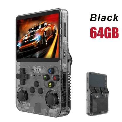 256G Open Source R36S Retro Game Console - 3.5" IPS Portable Linux ARKOS Handheld | Best Gaming Gift (64G/128G Options)