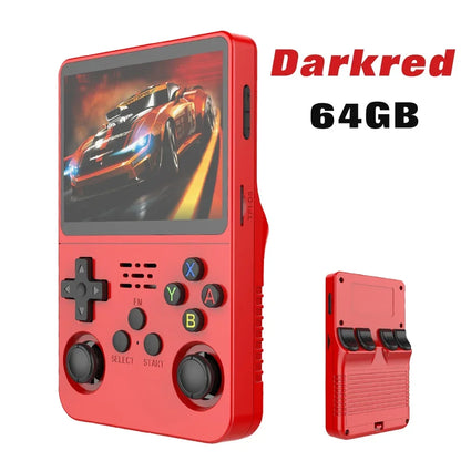 256G Open Source R36S Retro Game Console - 3.5" IPS Portable Linux ARKOS Handheld | Best Gaming Gift (64G/128G Options)