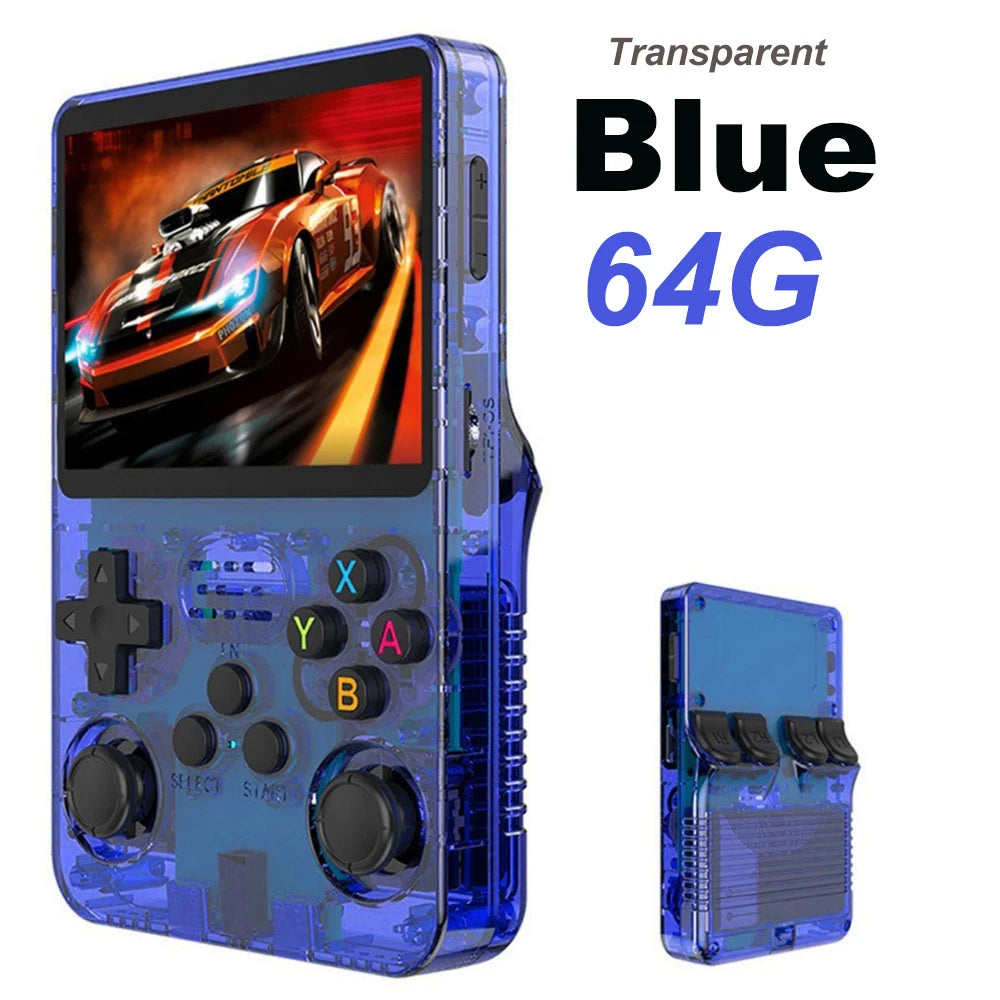 256G Open Source R36S Retro Game Console - 3.5" IPS Portable Linux ARKOS Handheld | Best Gaming Gift (64G/128G Options)