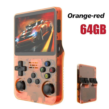 256G Open Source R36S Retro Game Console - 3.5" IPS Portable Linux ARKOS Handheld | Best Gaming Gift (64G/128G Options)