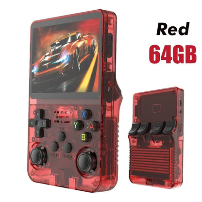256G Open Source R36S Retro Game Console - 3.5" IPS Portable Linux ARKOS Handheld | Best Gaming Gift (64G/128G Options)